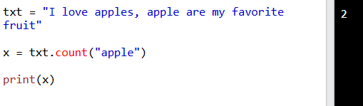 Aprende a usar str.count() en Python y sácale el máximo provecho 1 str.count() en Python