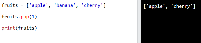 ¿Qué función cumple list.pop() en Python? 1 list.pop() en Python