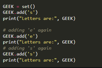 ¿Qué es set.add() y cómo puedes usarlo en Python? 1 set.add() en python