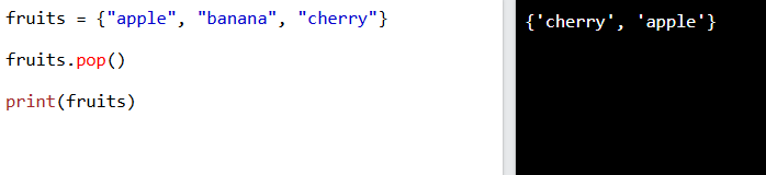 ¿Qué es set.pop() en Python y para qué sirve? 1 set.pop() en Python
