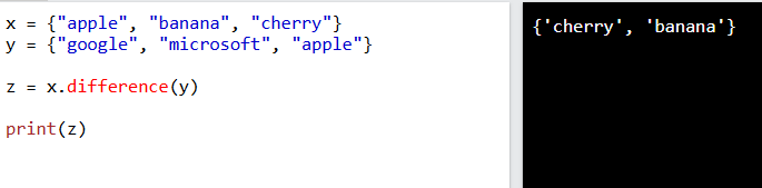 Usos que puedes darle a set.difference() en Python 1 set.difference() en Python