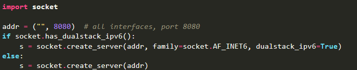 ¿Qué función cumple el import socket en Python? 1 import socket