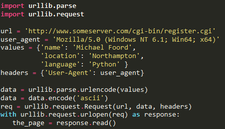 Método import urllib: cosas que debes saber 1 import urllib