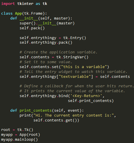 ¿Qué significa import tkinter en Python? 1 import tkinter en Python