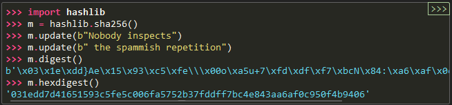 ¿Qué es import hashlib y cómo usarlo en Python? 1 import hashlib