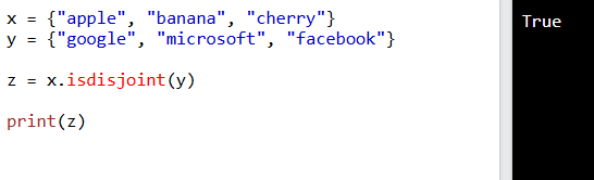 Qué es set.isdisjoint() en Python y la forma correcta de usarlo 1 set.isdisjoint() en Python