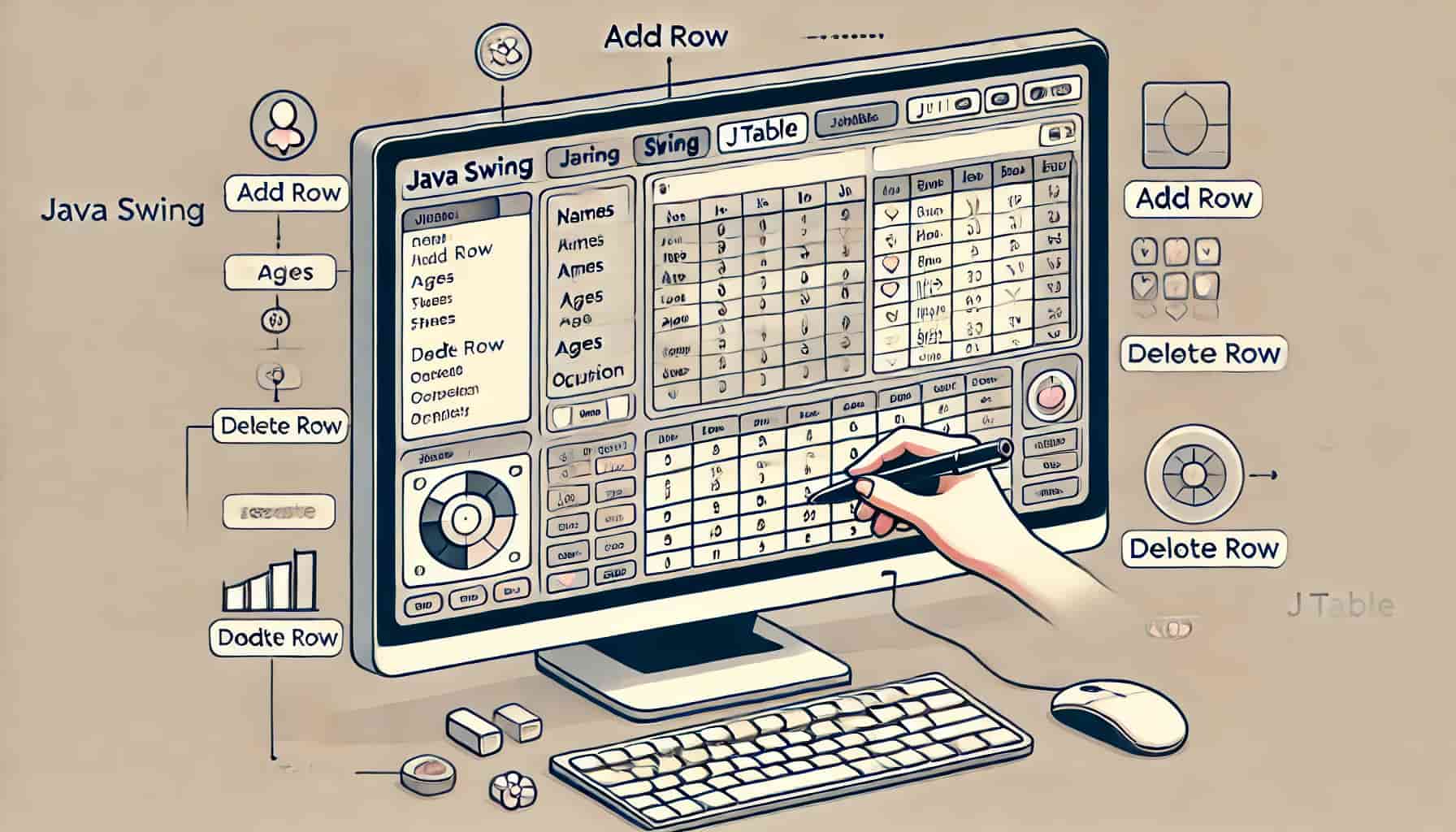 javax.swing.JTable qué es javax.swing.JTable qué es