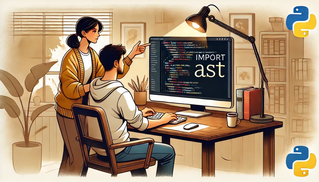 ¿Cuál es la función de import ast en Python? 2 import ast en python