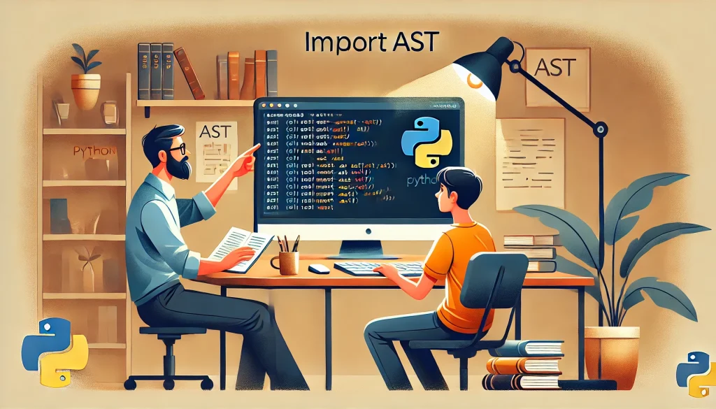 ¿Cuál es la función de import ast en Python? 1 import ast en Python