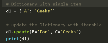 ¿Qué es dict.update() y cómo usarlo en Python? 1 dict.update() en python