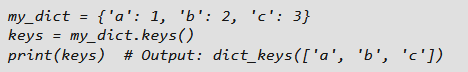 ¿Qué es dict.keys() en Python y cómo funciona? 1 dict.keys() en Python