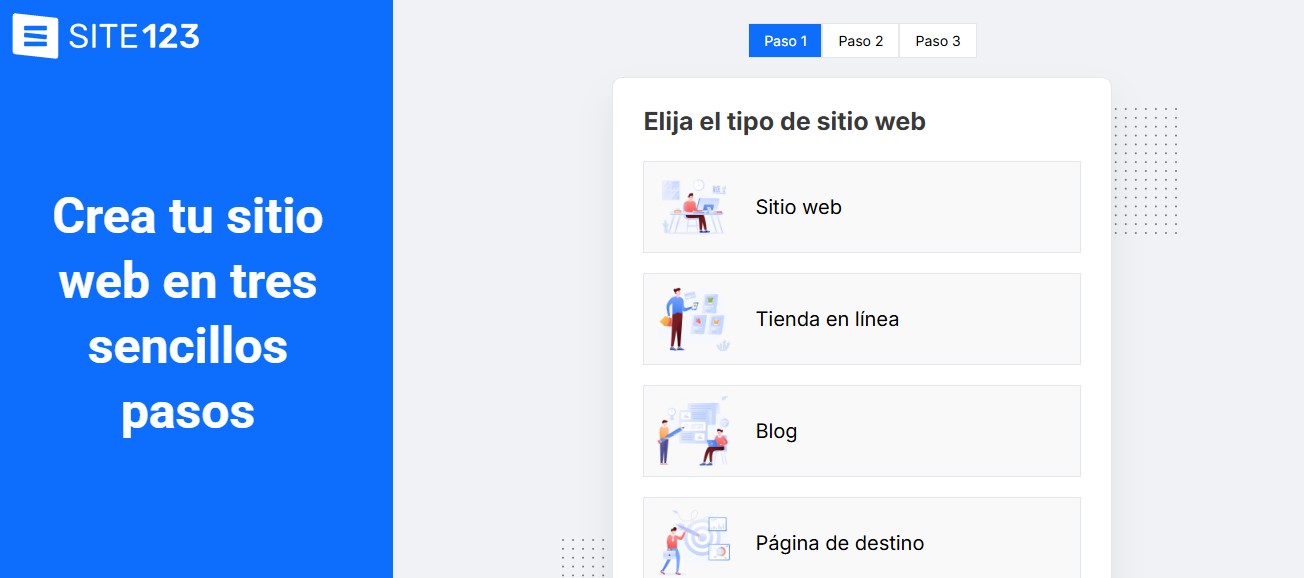 mejores IA para crear webs SITE123 mejores IA para crear webs SITE123