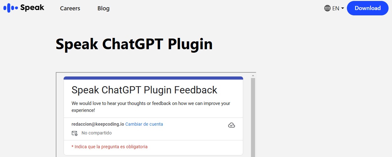 mejores plugins para ChatGPT Speak mejores plugins para ChatGPT Speak