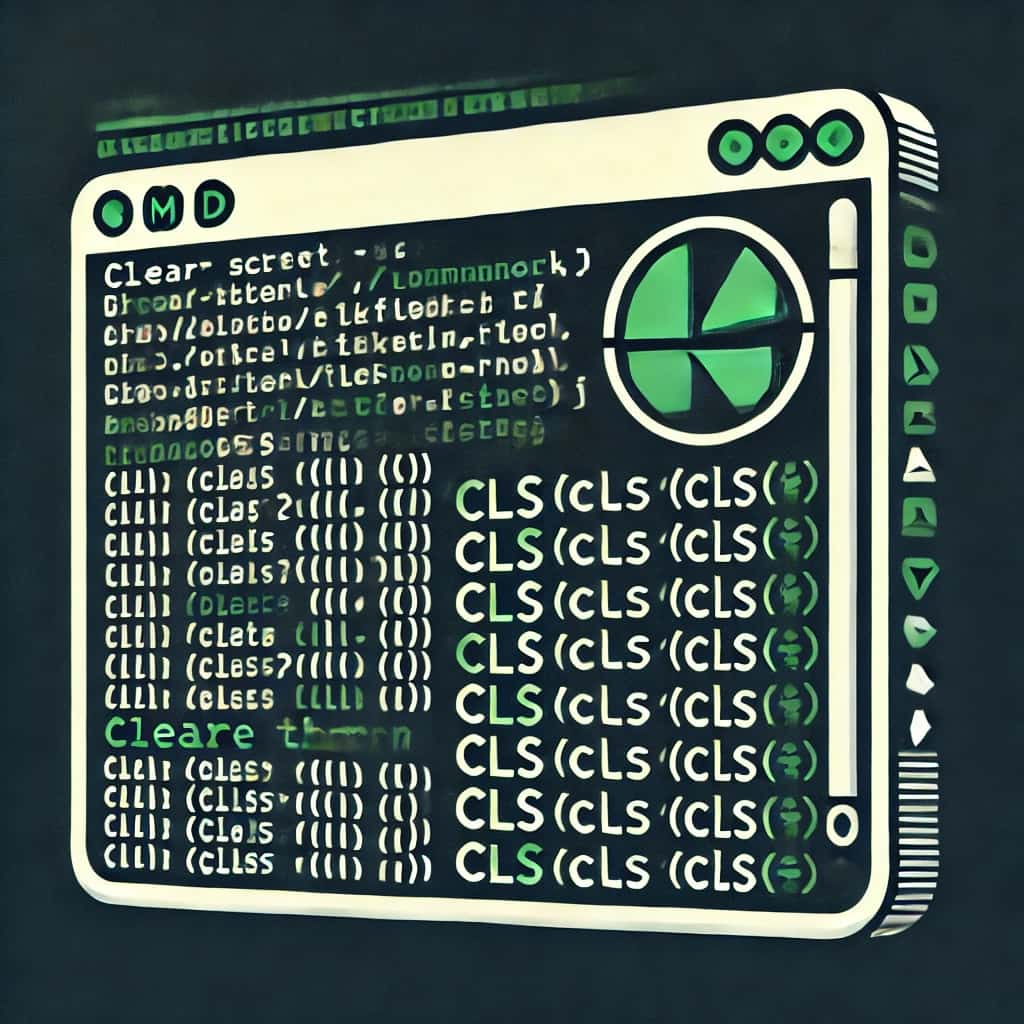 cls comando para limpiar CMD en Windows cls comando para limpiar CMD en Windows