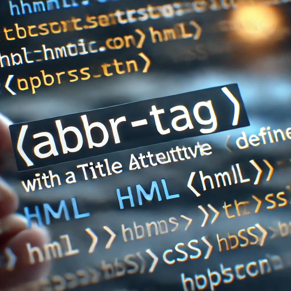 cómo usar la etiqueta abbr en HTML cómo usar la etiqueta abbr en HTML