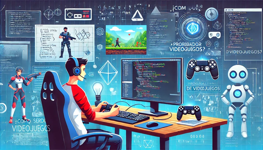 ¿Cómo ser programador de videojuegos? 1 programador de videojuegos