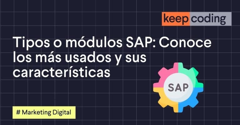 Tipos SAP o módulos SAP, características de cada uno