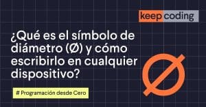 ¿Qué es el símbolo de diámetro (Ø) y cómo escribirlo en cualquier dispositivo?