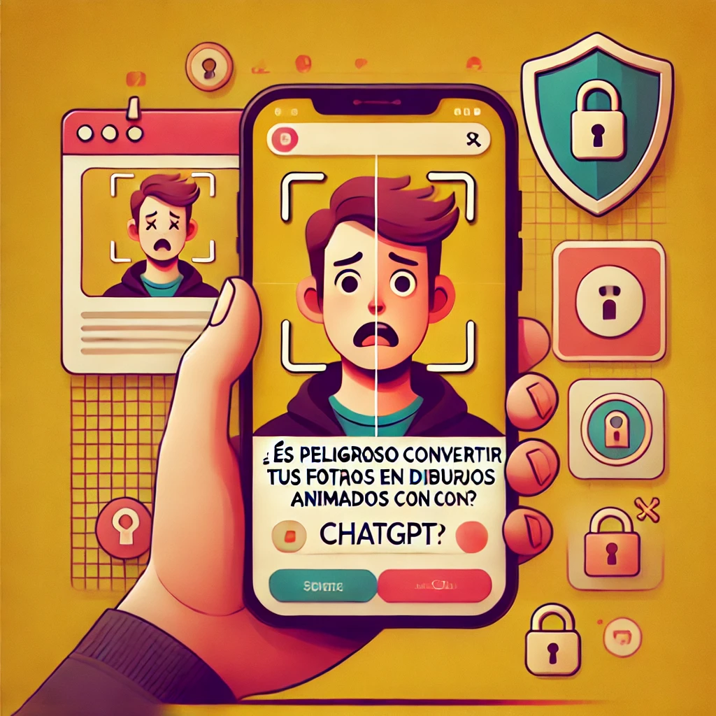 ¿Es peligroso convertir tus fotos con ChatGPT? 1 peligroso convertir tus fotos en dibujos animados con chatgpt