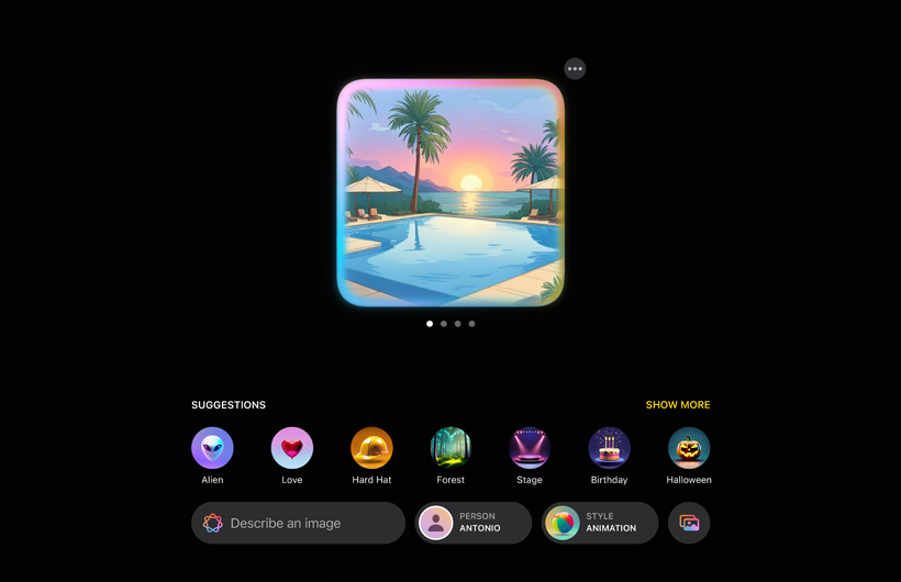 Imagine Playground: La app de Apple para crear imágenes con IA 1 image playground