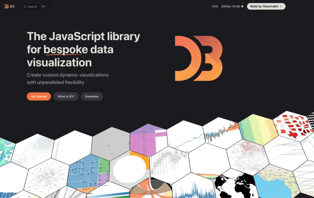 Las mejores librerías de JavaScript: Guía práctica y experiencia real 4 librerías de JavaScript - D3.js