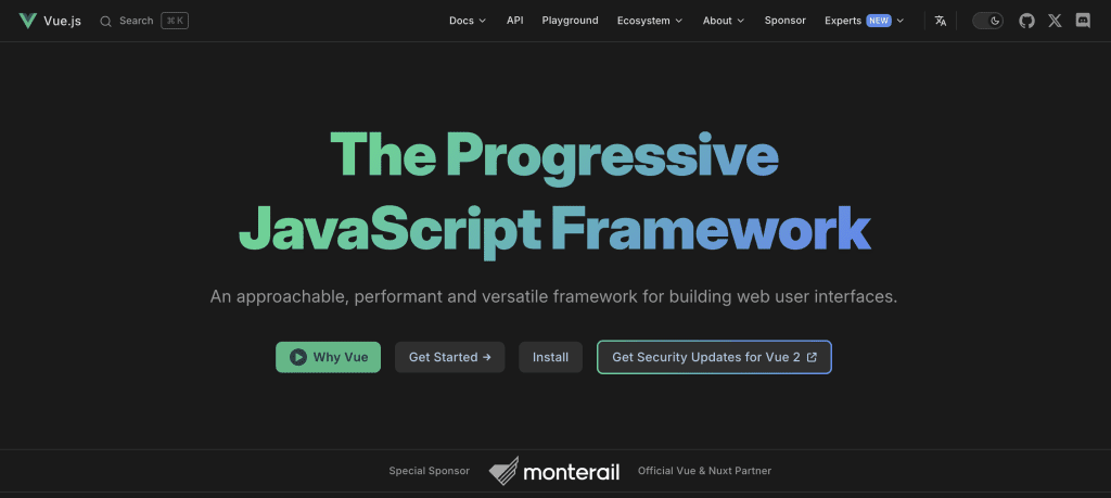 Las mejores librerías de JavaScript: Guía práctica y experiencia real 2 librería de javascript - vuejs