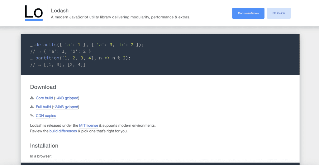 Las mejores librerías de JavaScript: Guía práctica y experiencia real 3 mejores librerías de JavaScript - lodash