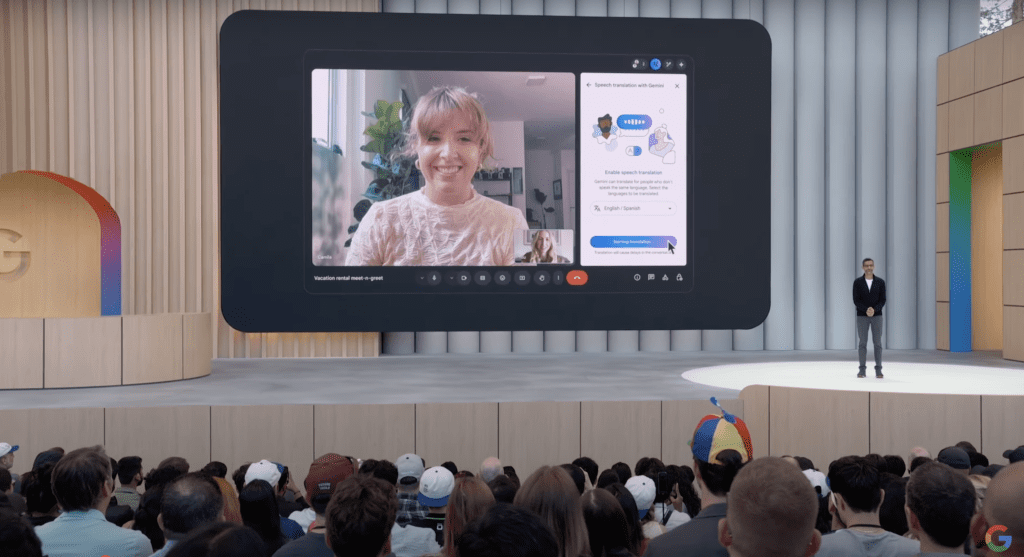 Google I/O 2025: Todo lo que aprendí sobre el futuro de la IA, la búsqueda y Android 1 google i/o - traducción simultánea
