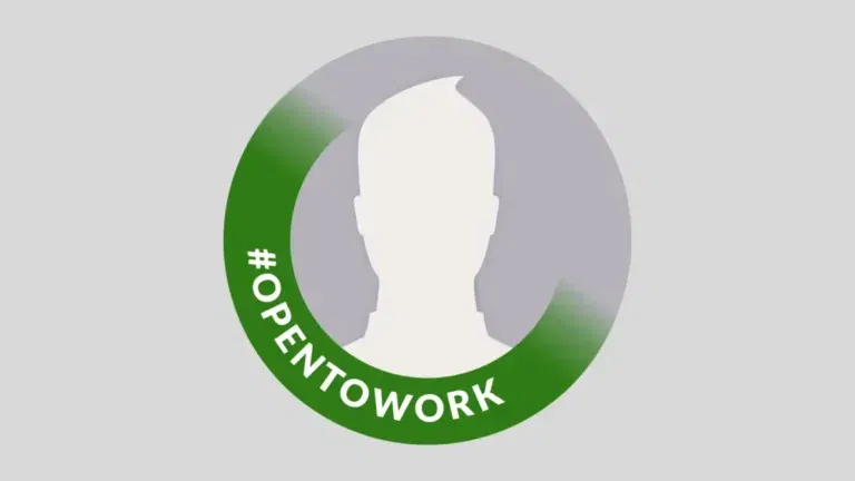 open to work linkedin