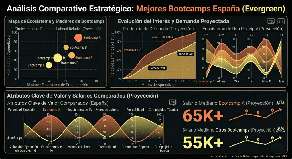 Mejores bootcamps de programación en España